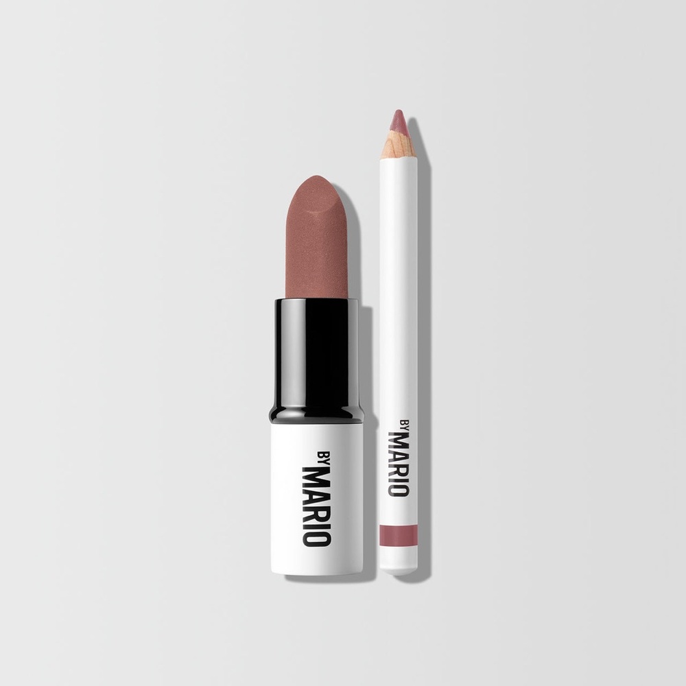 Makeup By Mario Mauve Nude Lipstick & Lip Liner Duo